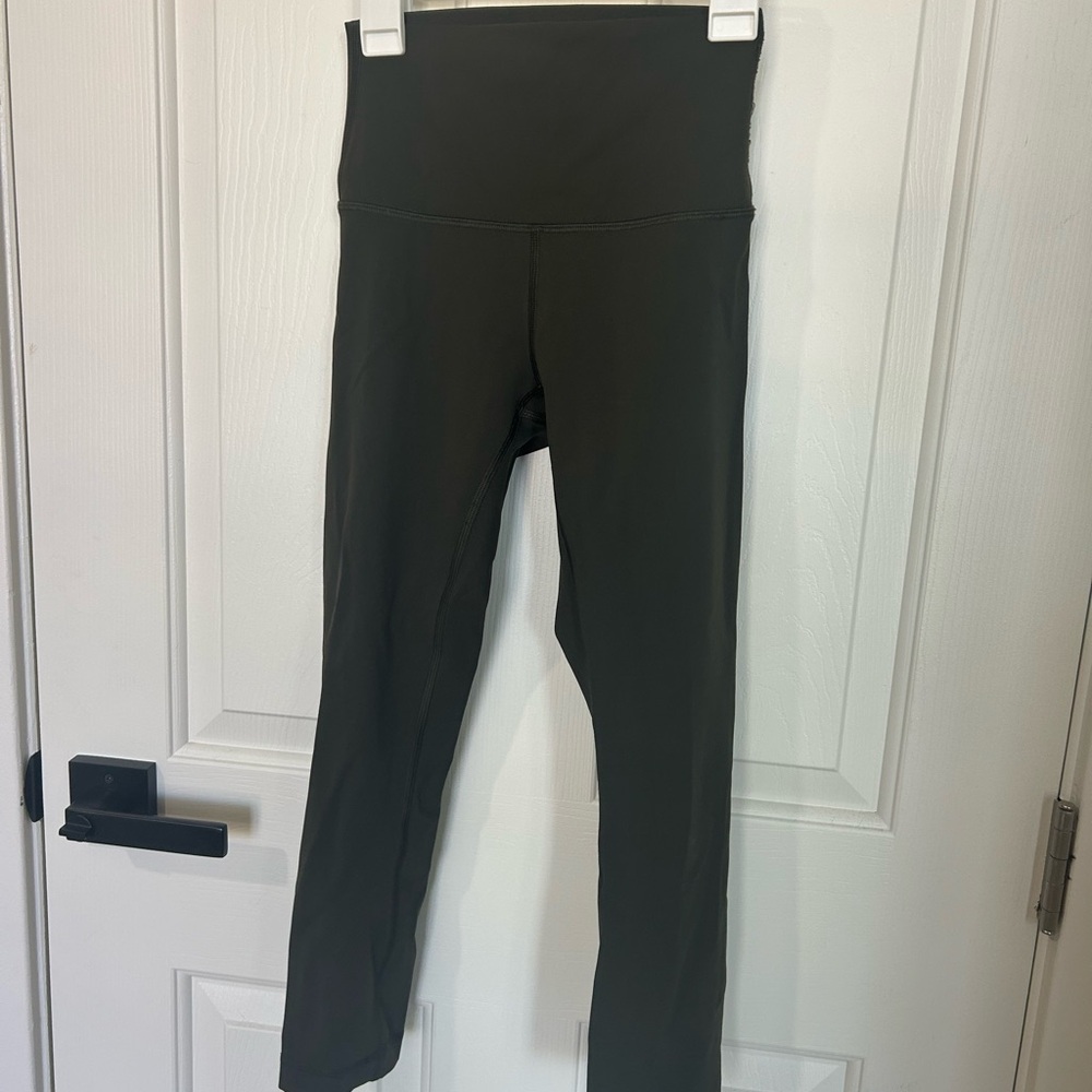 lululemon athletica Dark Green Leggings